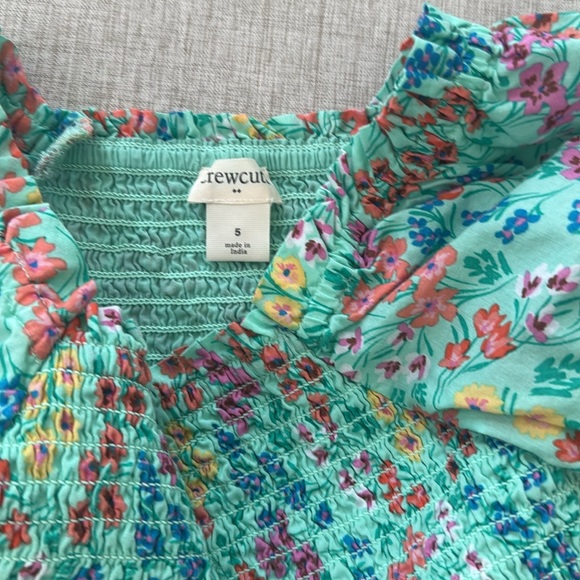 Crewcuts Girls Floral Dress Cottagecore smocked size 5‎ - Picture 4 of 11